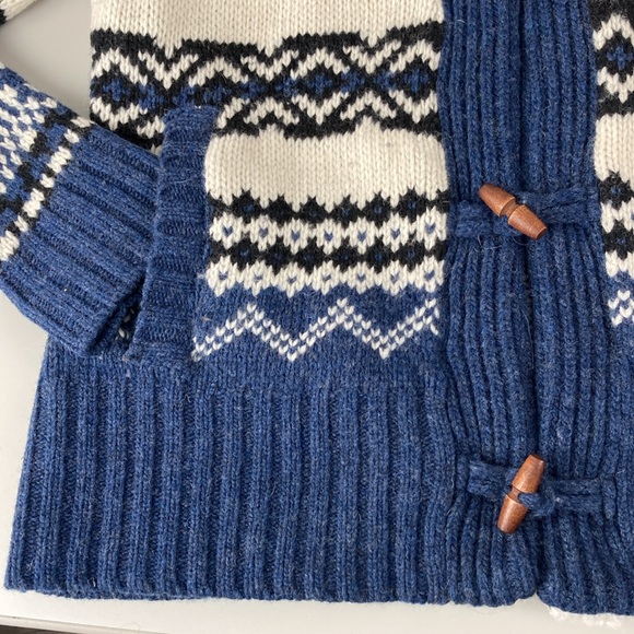 Telluride Knit Hooded Toggle Closure Cardigan, Size Medium - Picture 9 of 15